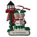 The Holiday Aisle® Choir Couple Hanging Figurine Ornament Plastic in Green/Red | 4.5 H x 3.25 W x 0.5 D in | Wayfair