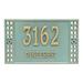 Whitehall Products Boston Personalized Standard 2-Line Wall Address Plaque Metal in Brown | 11 H x 16.5 W x 0.375 D in | Wayfair 1892BV