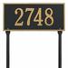 Whitehall Products Hartford 1-Line Lawn Address Sign Metal | 7.25 H x 16 W x 0.375 D in | Wayfair 1324BG