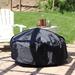 Arlmont & Co. Claire Fire Pit Cover Vinyl in White/Black | 12 H x 36 W x 36 D in | Wayfair A102D404DC49440CAC8CD6AA6053DB37