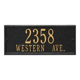 Whitehall Products Black Personalized Mailbox Side Panel Metal | 6.5 H x 15 W in | Wayfair 1425BG