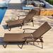 Red Barrel Studio® Aluminum Adjustable Chaise Lounge Chair Five-position & Full Flat Outdoor Recliner All Weather For Patio, Beach, Yard | Wayfair