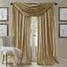 House of Hampton® Danielly Solid Semi-Sheer Rod Pocket Curtain Panels Polyester in Yellow | 95 H in | Wayfair WRLO6857 40763387