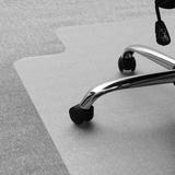 "Cleartex Unomat Anti-Slip Lipped Chair Mat Hard Floors and Carpet Tiles - 35 x 47"" - Floortex FC128920LRA"