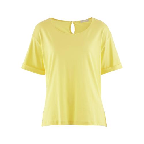 Avena Damen Seidenjersey-Shirt Gelb