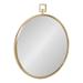 Kate and Laurel Tabb Round Framed Mirror