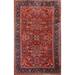 Antique Vegetable Dye Floral Mahal Persian Wool Area Rug Hand-knotted - 10'2" x 13'11"