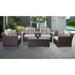 Kathy Ireland River Brook 6 Piece Outdoor Wicker Patio Furniture Set