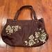 Anthropologie Bags | Leather Rose Tote Bag | Color: Brown/Gold | Size: Os
