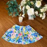 Polo By Ralph Lauren Bottoms | Floral Ralph Lauren Polo Skirt Girls Size 14 | Color: Blue/White | Size: 14g