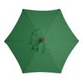 Outdoor Spare cover for parasol 8 Ribs 3 Meter, Garden Parasol Replacement Cloth Canopy Cover for Sun Umbrella, Patio Cantilever Umbrella Cover Replacement (Green)