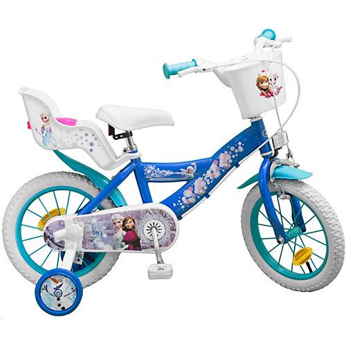 Fahrrad 14 Zoll Disney Eiskönigin blau/weiß