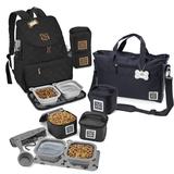 Bundle Black Tote Bag, Dine Away and Weekender Backpack, 3.5 LBS
