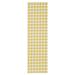 Buffalo Check Table Runner - 13-in x 36-in by Achim Home Décor in Yellow