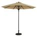 Arlmont & Co. Shawnna 108" Market Umbrella w/ Breez-Tex Canopy in Brown | 93 H x 108 W x 108 D in | Wayfair 8FE6D3C3EBEE44BC8C3EE46C0C5EF4C3