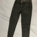 American Eagle Outfitters Jeans | American Eagle Super Stretch Jegging Jeans | Color: Gray/Green | Size: 4