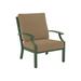 Tropitone Marconi Patio Chair w/ Cushions in Green/Gray/Brown | 35 H x 29 W x 33 D in | Wayfair 542011_WLD_Canvas Heather Beige