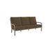 Tropitone Muirlands 76.5" Wide Outdoor Patio Sofa w/ Cushions Metal/Rust - Resistant Metal in Brown | 39.5 H x 76.5 W x 33 D in | Wayfair