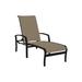 Tropitone Muirlands 78.5" Long Reclining Single Chaise Metal in Black | 22 H x 29.5 W x 78.5 D in | Outdoor Furniture | Wayfair 162032_OBS_Chimayo