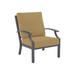 Tropitone Marconi Patio Chair w/ Cushions in Red/Gray/Brown | 35 H x 29 W x 33 D in | Wayfair 542011_GPH_Jute Weave