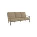 Tropitone Muirlands 76.5" Wide Outdoor Patio Sofa w/ Cushions Metal/Rust - Resistant Metal in Brown | 39.5 H x 76.5 W x 33 D in | Wayfair