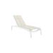 Tropitone Laguna Beach EZ Span™ 81.5" Long Reclining Single Chaise Metal in White | 39.5 H x 31 W x 81.5 D in | Outdoor Furniture | Wayfair