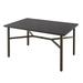 Tropitone Matrix Bar Outdoor Table Stone/Concrete/Metal in Gray/White/Brown | 40.25 H x 84 W x 36 D in | Wayfair 442072U-40_MOA_RCA