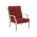 Tropitone Marconi Patio Chair w/ Cushions in Red/Brown | 35 H x 29 W x 33 D in | Wayfair 542011_SNR_Canvas Henna