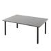 Tropitone Matrix Dining Table Stone/Concrete/Metal in Gray/White/Black | 28 H x 64 W x 36 D in | Outdoor Dining | Wayfair 442071U-28_OBS_PTR