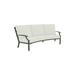 Tropitone Marconi 87" Wide Outdoor Patio Sofa w/ Cushions Metal/Rust - Resistant Metal/Sunbrella® Fabric Included in Green/Gray/Brown | Wayfair