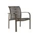 Tropitone Laguna Beach EZ Span™ Laguna Patio Dining Armchair in Brown | 34 H x 28 W x 29 D in | Wayfair 752024RB_MOC_GPH