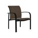 Tropitone Laguna Beach EZ Span™ Laguna Patio Dining Armchair Sling in Black | 34 H x 28 W x 29 D in | Wayfair 752024_OBS_Mia II