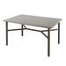 Tropitone Matrix Bar Outdoor Table Stone/Concrete/Metal in Gray/White/Brown | 40.25 H x 84 W x 36 D in | Wayfair 442072U-40_MOC_PTR