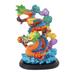 Bungalow Rose Colorful Dragon Figurine Metal | 5.5 H x 3.75 W x 2.25 D in | Wayfair ACFEA36BEDE24B8E9AC14A2054596388