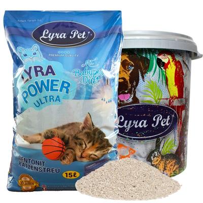 Lyra Pet - 15 Liter ® Lyra Power ultra excellent Katzenstreu in 30 l Tonne Image