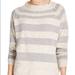 Free People Sweaters | Free People Gray Striped Sweater | Color: Gray | Size: Xs