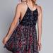 Free People Dresses | Free People Halter Dress (Nwt) | Color: Black/Red | Size: M