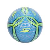 Skechers Hex Multi Mini Stripe Size 5 Soccer Ball | Silver/Light Blue | Rubber