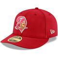 Men's New Era Red Tampa Bay Buccaneers Omaha Throwback Low Profile 59FIFTY Fitted Hat