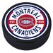 Montreal Canadiens Gear Hockey Puck