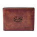 Men's Fossil Brown Florida Gators Derrick Front Pocket Leather Bi-Fold Wallet