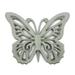 Wooden Butterfly Wall Plaque with Cutout Detail - 4.25 H x 18.5 W x 23.25 L Inches