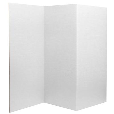 3 ft. Tall White Cardboard Room Divider