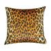 Edie At Home Jazzy Leopard 18x18 Decorative Pillow