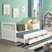 Merax Captain's Bed Twin Daybed with Trundle and Storage Drawers