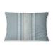 SURF BLUE Indoor|Outdoor Lumbar Pillow By Kavka Designs