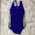 Adidas Swim | Adidas Women’s One Piece Bathing Suite - Size 10 | Color: Blue/Yellow | Size: 10