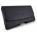 MND Horizontal Leather Carrying Case Pouch Holster for LG G Vista 2 (Perfect Size for Phone Only NOT for Phone w/ Cover or Skin on It)