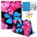 iPad 5th/6th Gen 9.7 Case 2017/2018 iPad Pro 9.7 Case iPad Air 1 & 2 Case Dteck PU Leather Folio Smart Cover with Auto Sleep Wake Stand Wallet Case For iPad 9.7 (not fit ipad 2 3 4) Blue Butterfly