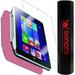 Skinomi Carbon Fiber Pink Skin Cover+Clear Screen Protector for Lenovo Miix2 8